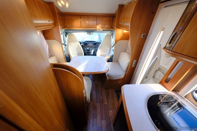 Halvintegrerad husbil HOBBY Siesta T 600 GFLC/Festbett/Garage/Klima/Markise