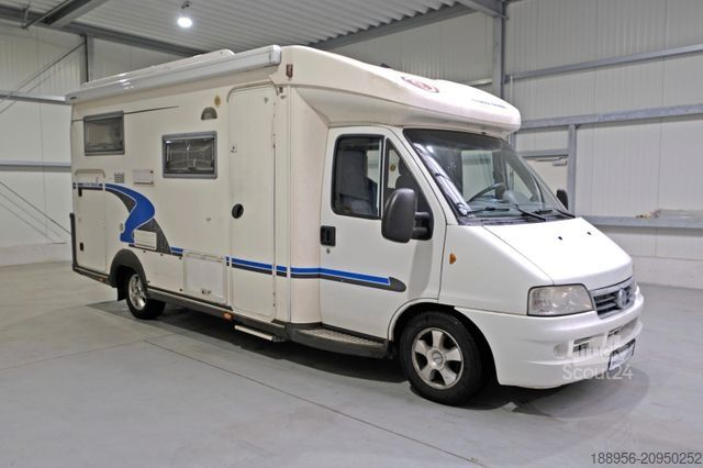 Pusiau integruotas kemperis EURAMOBIL C 662 HB/Festbett/Garage/Klima/Solar/DPF