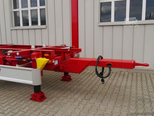 Reboque de chassis intercambiável Fliegl Tandem-Wechselanhänger TWP 180 Standard