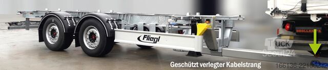 Reboque de chassis intercambiável Fliegl Tandem-Wechselanhänger TWP 180 Standard