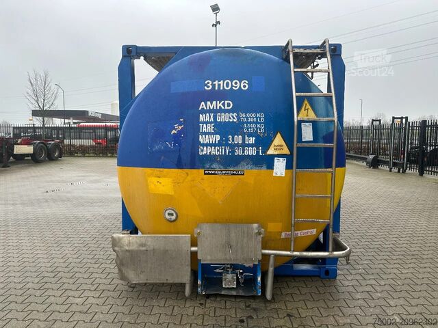 Contenedor cisterna Van Hool 20FT SWAPBODY 30.800L UN PORTABLE T7 ADR+CSC i...