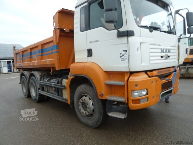 Camion benne à bras amovible MAN TGA 33 360