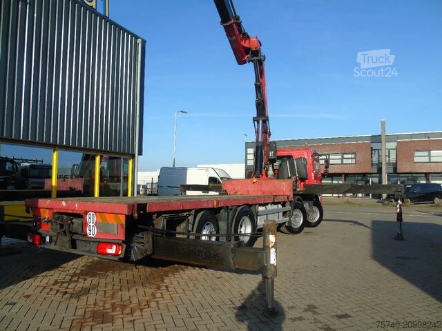 Camion-grue DAF CF 85.510 + FASSI 80TON 6x + 8X2 + EURO 5 + REMOTE