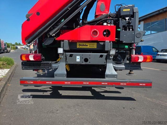 Platform aanhanger Mercedes-Benz Atego 1324 L Glasreff Palfinger PK 12.501 Funk