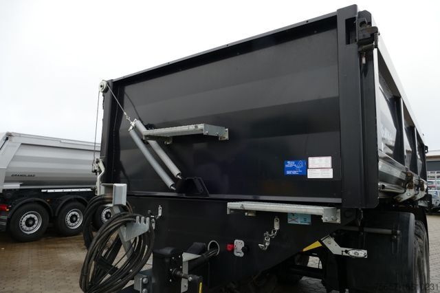 Kolmisuuntainen kippiperävaunu MÜLLER-MITTELTAL 2achs, 21to,Agrar, Stahl,3 Seitenkip. -Bordmatik