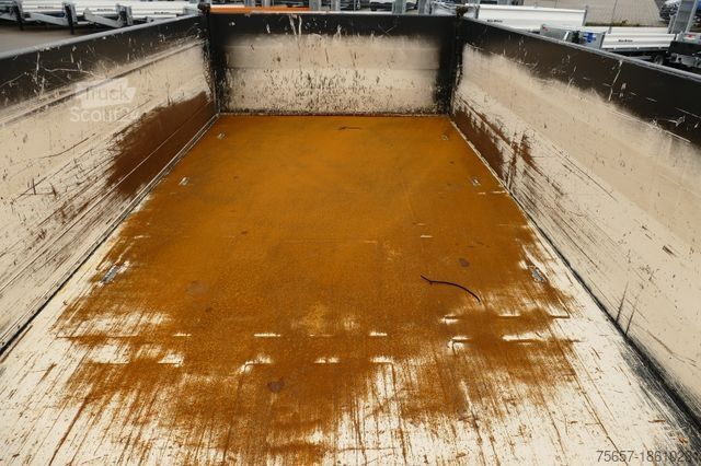 Tresidet tipvognstrailer MÜLLER-MITTELTAL 2achs, 21to,Agrar, Stahl,3 Seitenkip. -Bordmatik