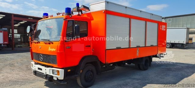 Autre MERCEDES-BENZ 817 Feuerwehr GWG Nur 9.650 orig. Km