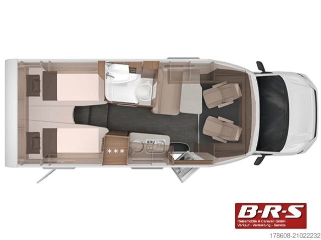 Camping-car semi-intégré KNAUS Van TI 640 MEG Vans. Licht-Assi 1, nur 5 Monate