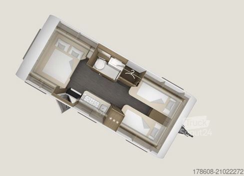 Caravan TABBERT Cazadora 550E, 2to, FBH, NP: über 44t¤
