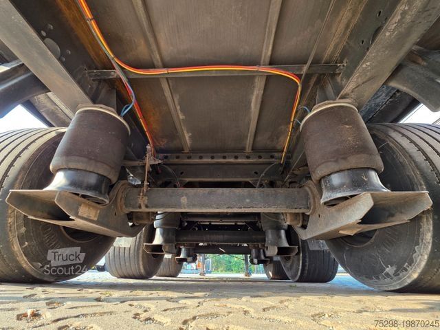 Open oplegger met zeil FLIEGL SDS01 / Hubdach / EDSCHA / Mega / Liftachse