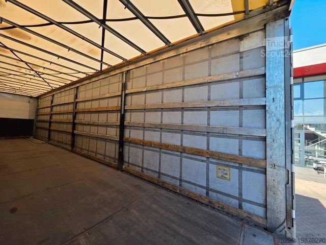 Open oplegger met zeil FLIEGL SDS01 / Hubdach / EDSCHA / Mega / Liftachse