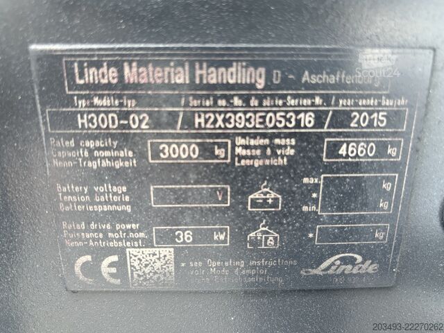 Gabelstapler Linde H30D-02