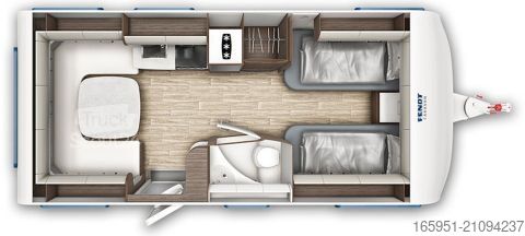 Caravan Fendt Diamant 560 SGW Safety-Paket, Sie sparen €8262,-