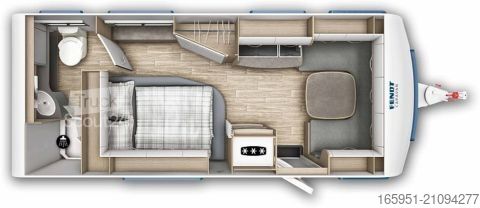 Τροχόσπιτο Fendt Bianco Activ 550 SD 2000kg SafetyPaket Dusche