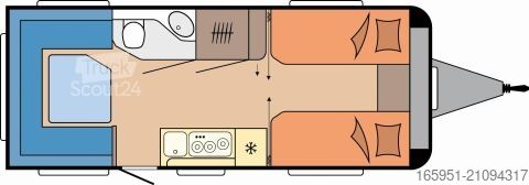 Τροχόσπιτο Hobby Maxia 585 UL 2000kg Fußbodenerwärmung