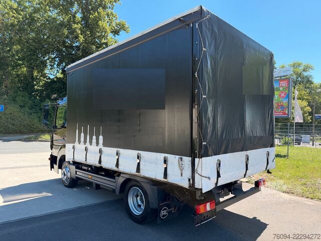 Pick-up furgons MERCEDES-BENZ Atego 823 Pritsche Schiebeplane +Edschaverdeck
