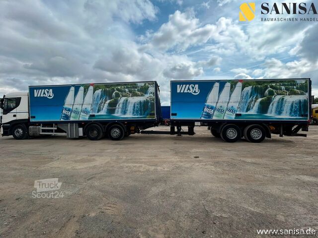 Nápojové vozidlo IVECO Stralis AS260S42/2x LBW/Schwenkwand/Krone Anhäng