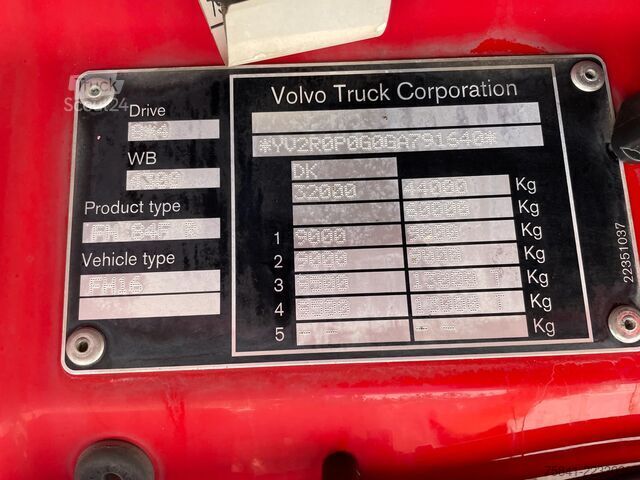 Jeřábové vozidlo Volvo FH 16.750 FH 16.750 8x4 Palfinger PK 110002-SH ...
