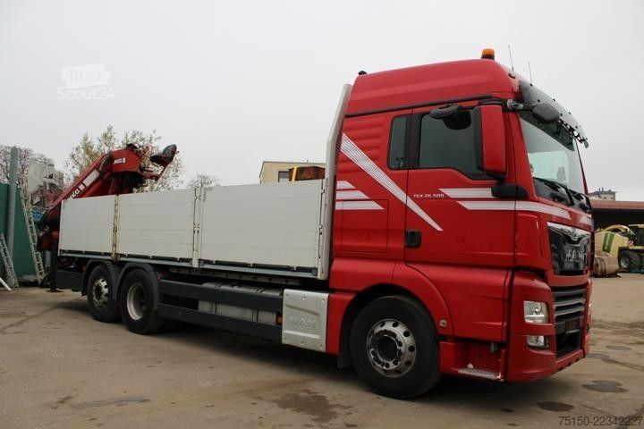 Кран, монтиран на камион MAN 26.500 6x2 KRAN HLK 201 HP a3 Nr: 687
