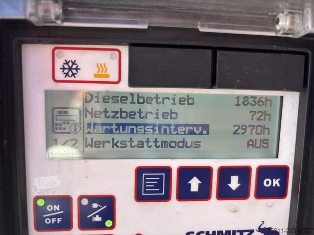 مقطورة مبردة SCHMITZ CARGOBULL SKO 24/L 13.4 FP TK-Auflieger DS / wenig