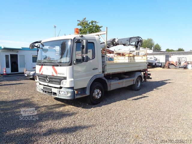 Camião basculante MERCEDES-BENZ 918 Atego Kipper Kran Greifer   Tüv 07/ 27