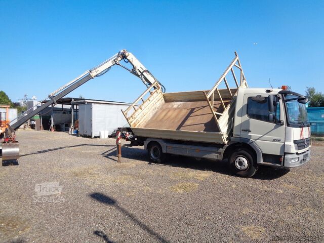 Camião basculante MERCEDES-BENZ 918 Atego Kipper Kran Greifer   Tüv 07/ 27