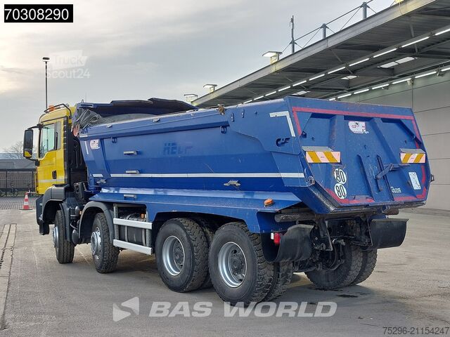 Camion de gunoi MAN TGS 35.430 8X4 15m3 CIF Bennes tipper Steel Sus...