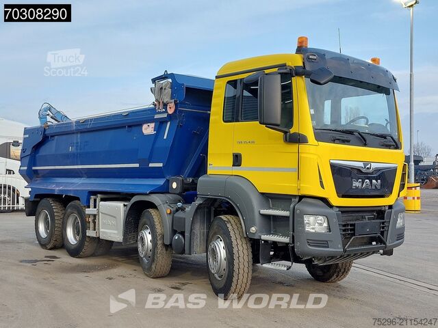 Camion de gunoi MAN TGS 35.430 8X4 15m3 CIF Bennes tipper Steel Sus...