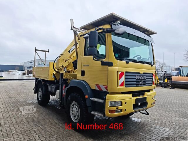 Camión grúa MAN TGM 18.330 4x4 MKG HKL 280 HP Winch Bergstutze!