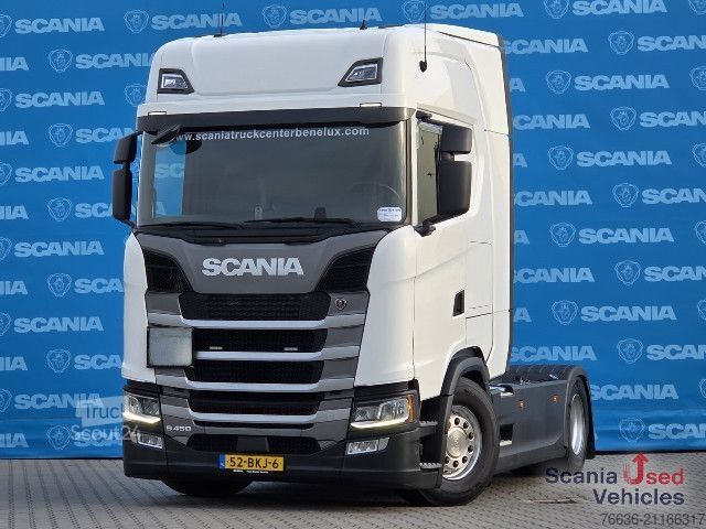 Camión de materiales peligrosos Scania S 450 A4x2NB RETARDER P-AIRCO FULL AIR ACC S2
