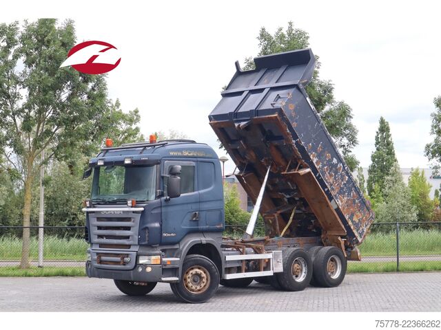 Kipper Scania R500 V8 6X4 FULL STEEL BIG AXLES RETARDER EURO 3