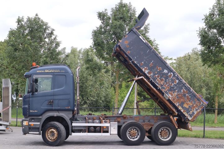 Kipper Scania R500 V8 6X4 FULL STEEL BIG AXLES RETARDER EURO 3
