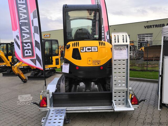 Work platform Brian James Trailers Maschinentransporter Auffahrrampen verschiebbar Anhänger Digger Plant  2700kg