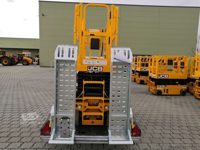 Work platform Brian James Trailers Maschinentransporter Auffahrrampen verschiebbar Anhänger Digger Plant  2700kg