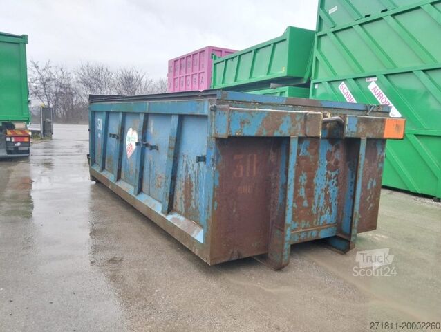 Roll-off container  CONTAINER SCARRABILE USATO A CIELO APERTO