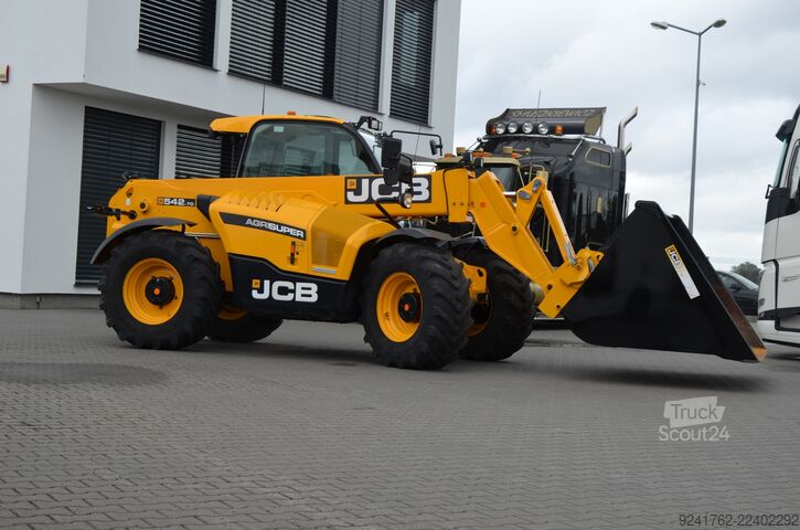  JCB 542-70 AGRI SUPER 2024r / ŁYŻKA 3m i i WIDŁY / 783mth! / TORQUE LOCK 4 /