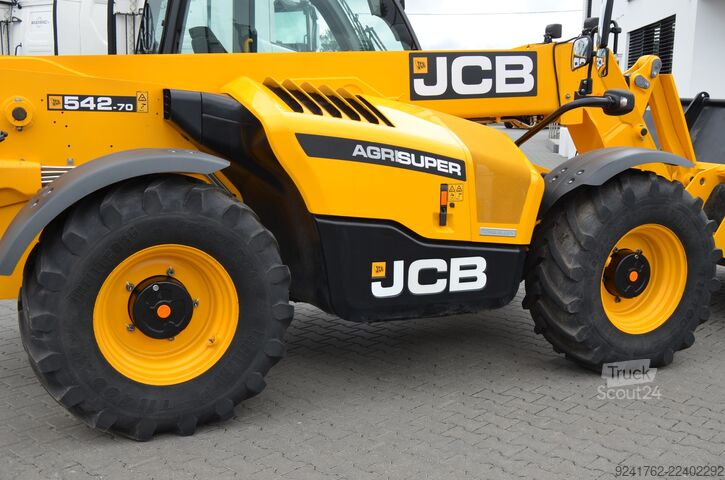  JCB 542-70 AGRI SUPER 2024r / ŁYŻKA 3m i i WIDŁY / 783mth! / TORQUE LOCK 4 /