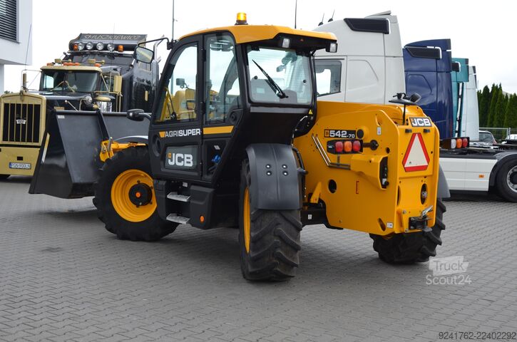  JCB 542-70 AGRI SUPER 2024r / ŁYŻKA 3m i i WIDŁY / 783mth! / TORQUE LOCK 4 /