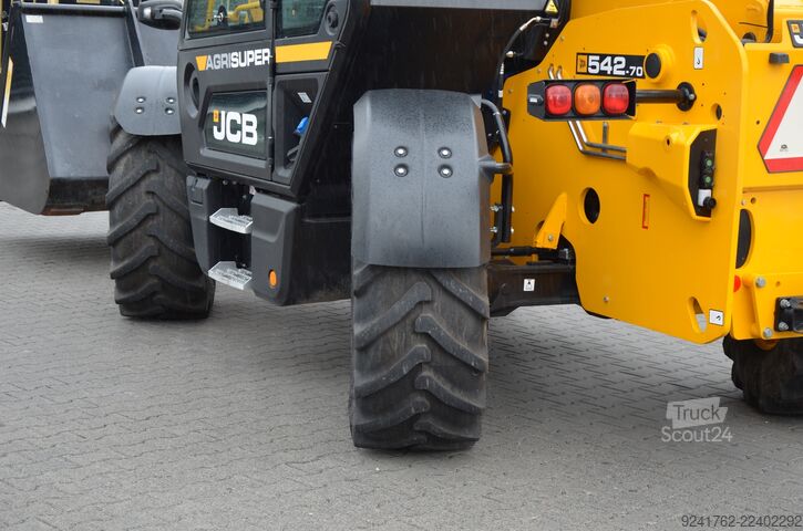  JCB 542-70 AGRI SUPER 2024r / ŁYŻKA 3m i i WIDŁY / 783mth! / TORQUE LOCK 4 /