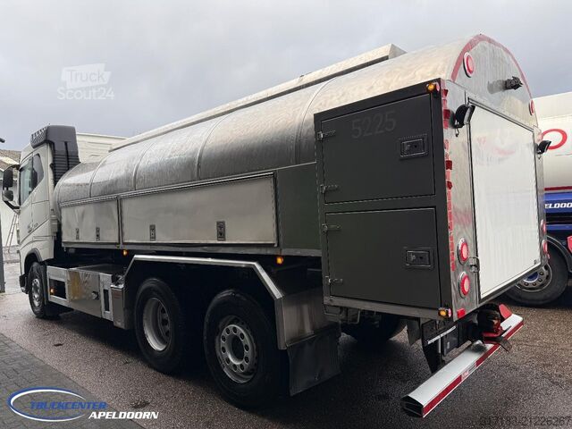 Tankwagen Volvo FH 750 6x2, Retarder, 15000 Liter RVS tank
