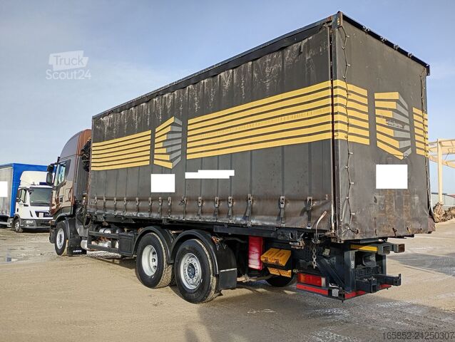 Schiebeplane IVECO AS260S42Y/FS mit Kran BDF