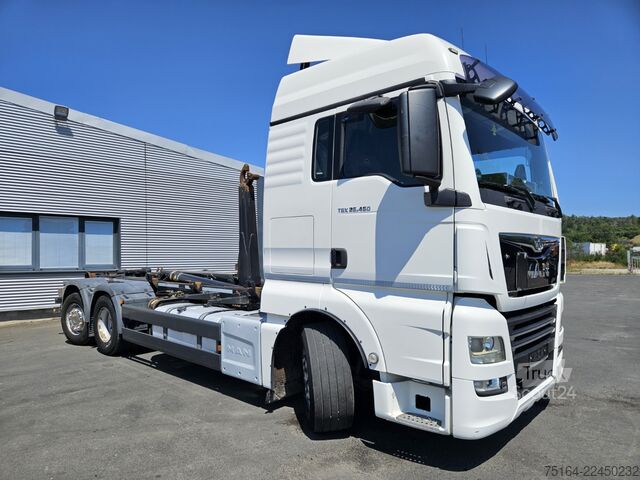 Hákový nosič kontejnerů MAN TGX 26.460 BL 6x2 Nachlauflenkachse