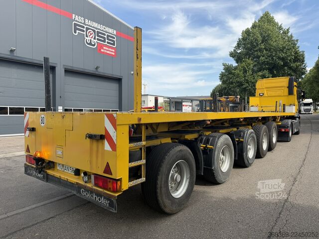 Plattform Auflieger Goldhofer SPZ-DL5-55/80 A - teleskopierbar 7,25 m