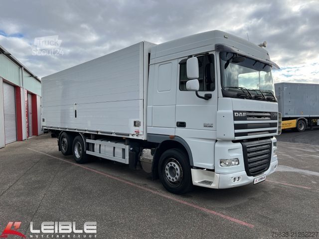 Içecek kamyonu DAF XF 105.460*Schwenkwand Keppler*LBW-Bär*Liftachs*
