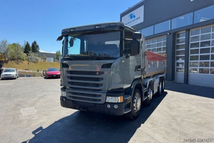 شاحنة خلاطة خرسانة SCANIA G450 8x4 SWS Mischer/Kipper