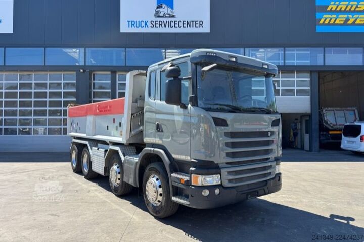 شاحنة خلاطة خرسانة SCANIA G450 8x4 SWS Mischer/Kipper