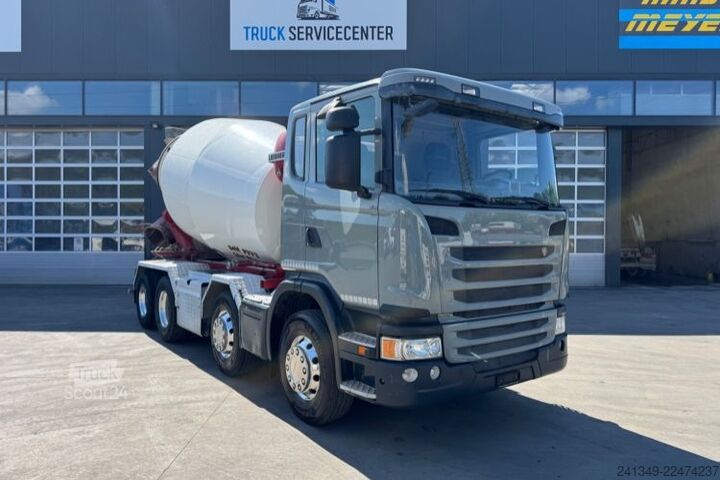 شاحنة خلاطة خرسانة SCANIA G450 8x4 SWS Mischer/Kipper