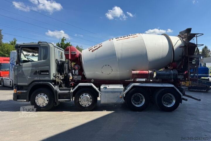 شاحنة خلاطة خرسانة SCANIA G450 8x4 SWS Mischer/Kipper