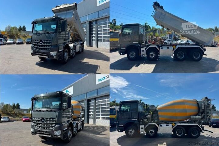 شاحنة قلابة MERCEDES-BENZ Arocs 4148 8x4 SWS Kipper/Mischer