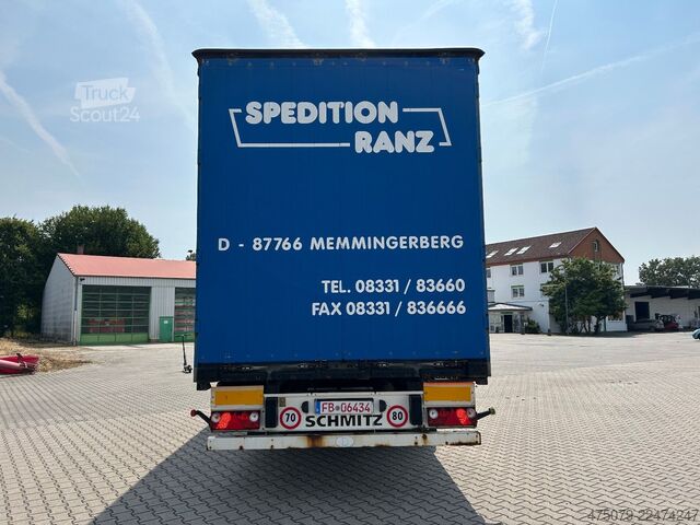 Semirremolque abierto con toldo SCHMITZ CARGOBULL S01 / Rahmen Verzinkt